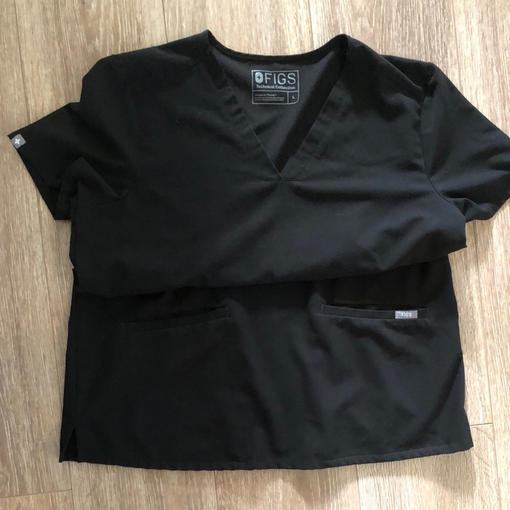 FIGS black scrub set